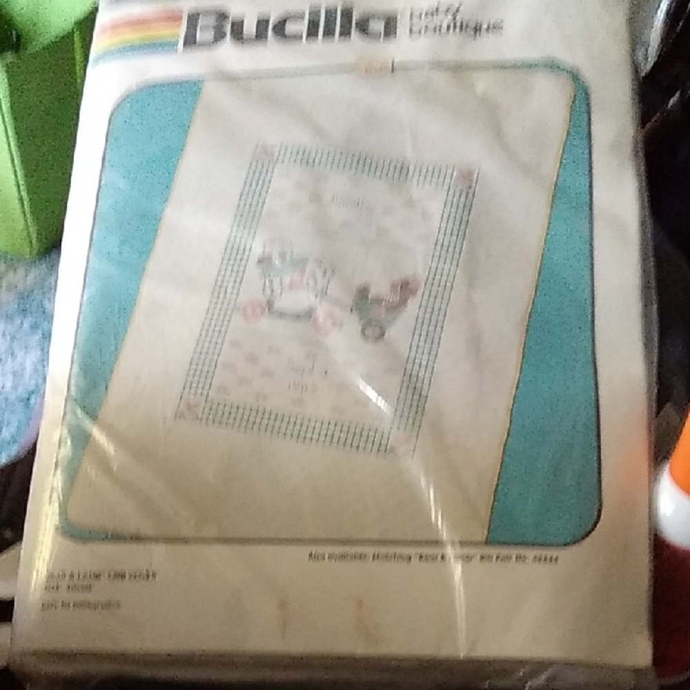 Bucilla Baby Quilt Cross Stitch Kit